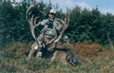 Rick Valdez on an early bowhunt